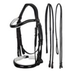 briglia dressage 
black/white full