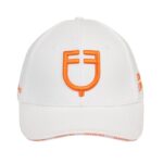 cappello white orange