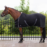 coperta pile nera 145