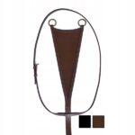 martingala a ventaglio marrone tattini