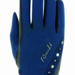 roeckl guanto blu 7.5